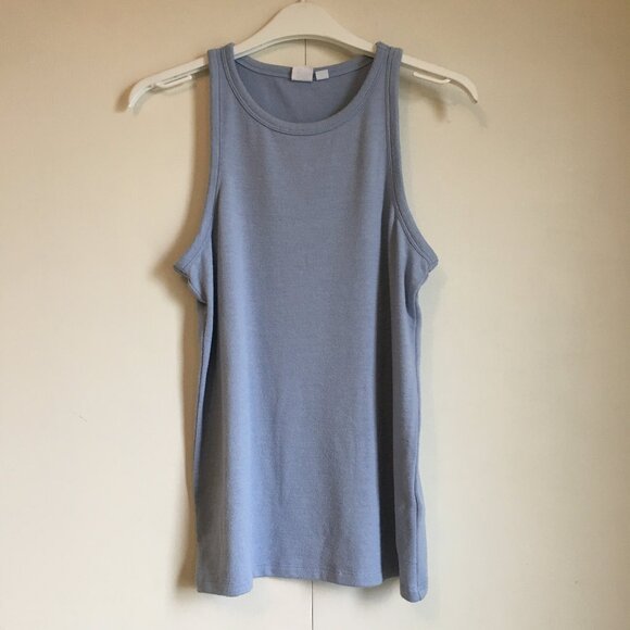 Arctic Blue Knit Tank Top - Picture 1 of 14